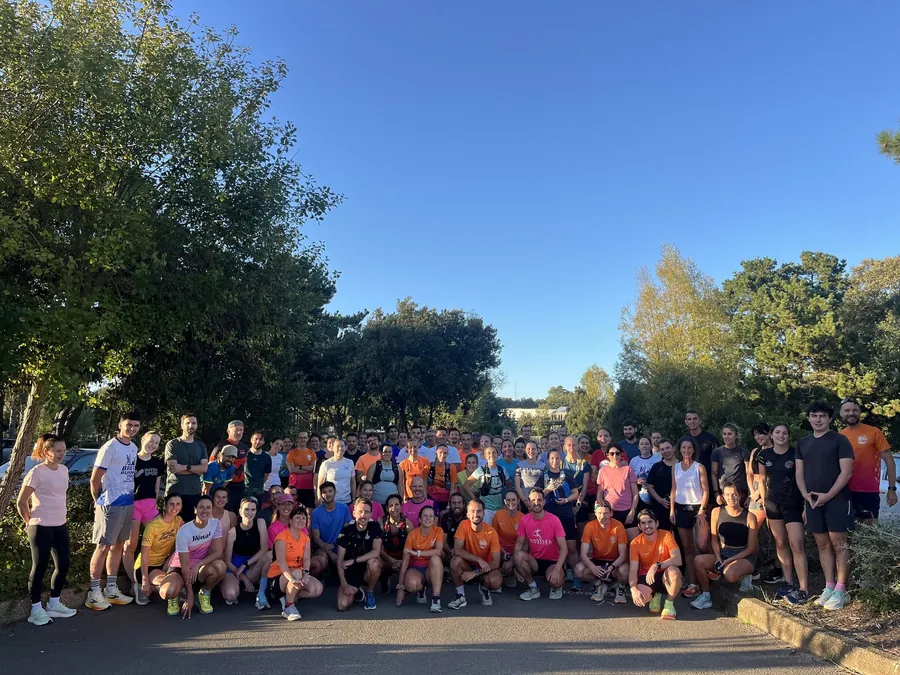 Le groupe Courir sur Brest réuni avant une séance d'été, aujourd'hui
